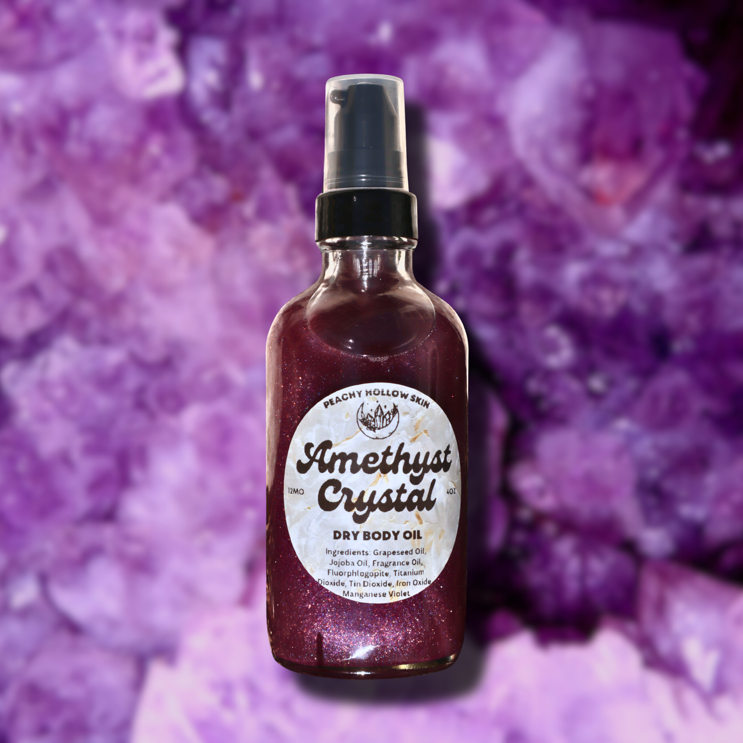 Sacred Gemstones Collection - Crystal Themed Dry Body Oils
