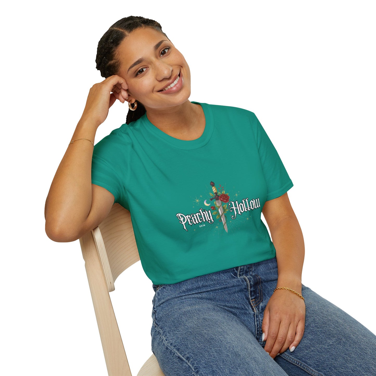 Peachy Hollow Skin Merch, Brand Logo - Unisex Tee