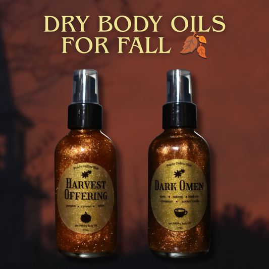 Fall Scented Body Oils - The Hollow Harvest - LIMITED EDITION